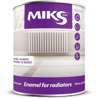  Email alchidic ”MIKS COLOR” pentru radiator (alb), 0,8kg online magazin Super Ștefan