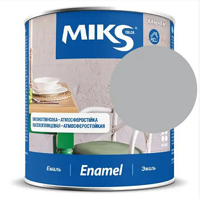  Email alchidic Miks Color argintiu, 0,6kg online magazin Super Ștefan