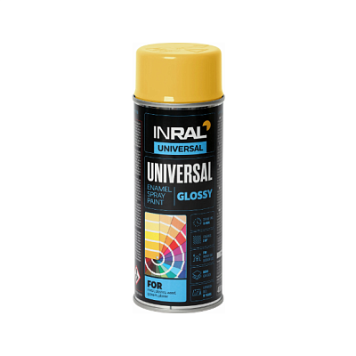  Vopsea InRAL UNIVERSAL galben-deschis (RAL 1003), 400 ml online magazin Super Ștefan