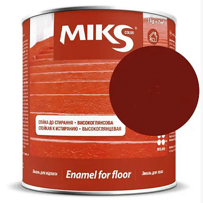  Email pentru podea ”MIKS COLOR” roșu-cafeniu (0,9kg) online magazin Super Ștefan