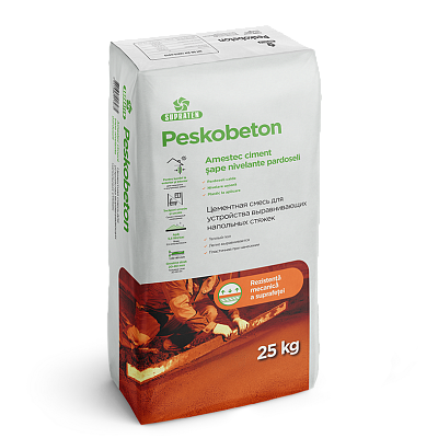  Amestec uscat pentru pardoseli PESKOBETON 25kg online magazin Super Ștefan