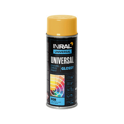  Vopsea InRAL UNIVERSAL pepene galben (RAL 1028), 400 ml online magazin Super Ștefan