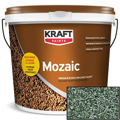  Tencuiala decorativa cu piatra KRAFT Mozaic (C2037) 25kg online magazin Super Ștefan