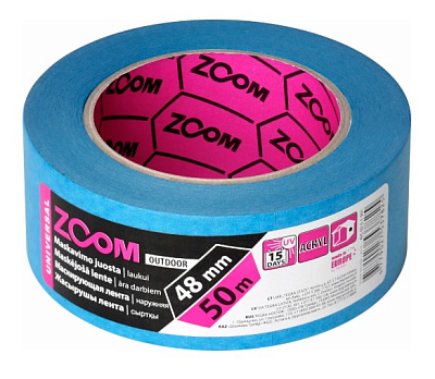  Bandă de mascare ZOOM 48mm х 50m (albastră), exterior online magazin Super Ștefan