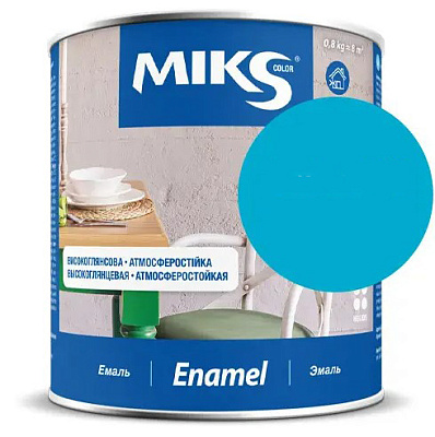  Email alchidic Miks Color azuriu,  0,8kg online magazin Super Ștefan