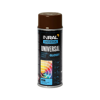  Vopsea InRAL UNIVERSAL maro (RAL 8016), 400 ml online magazin Super Ștefan