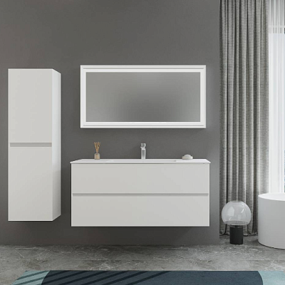 imagina Mobilier de baie ORKA Nest 121  White matt online magazin Super Ștefan