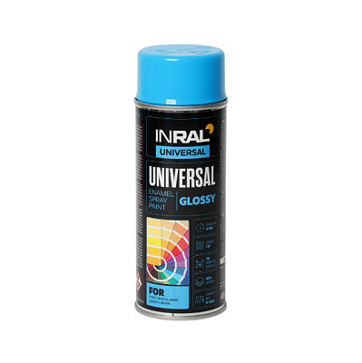  Vopsea InRAL UNIVERSAL albastru deschis (RAL 5012), 400 ml online magazin Super Ștefan